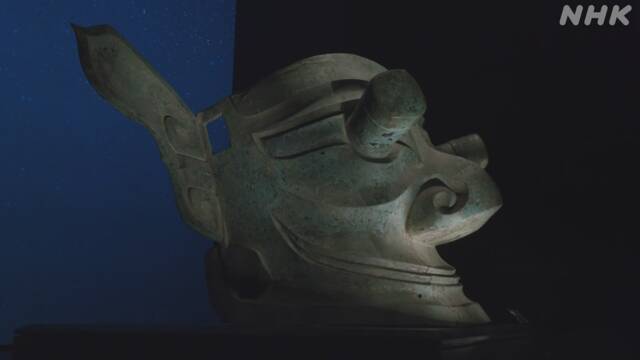 【画像】中国で3000年以上前の青銅の巨大仮面が見つかる。日本人がﾄﾞﾝｸﾞﾘ食ってｳﾎｳﾎの時にこれww