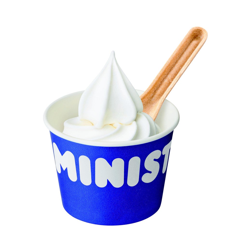 【🍦】ミニストップ、ソフトクリームに「食べるスプーン」…プラスチック製とほぼ同じ形状でバター風味