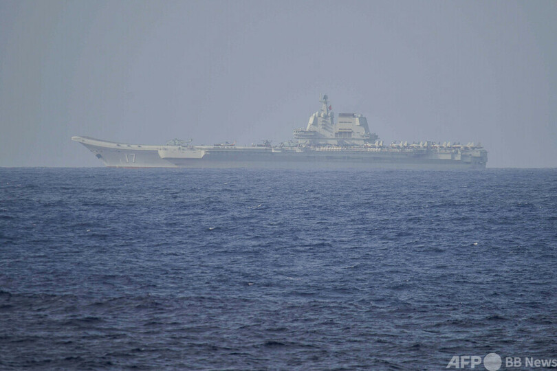 【AFP】 中国空母「山東」、台湾海峡通過