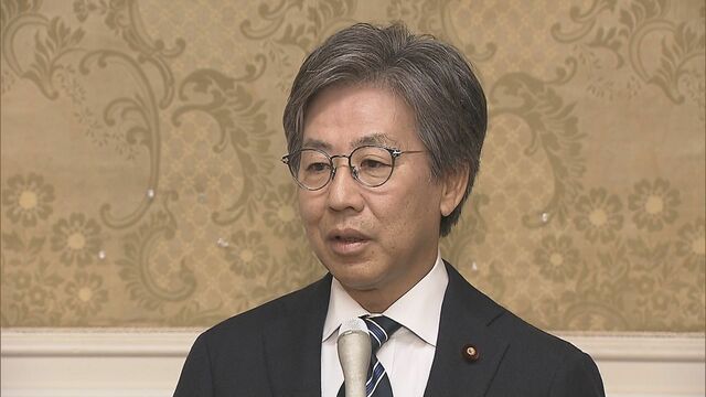 立民・安住氏、万博に疑問　「能登地震で資材必要」