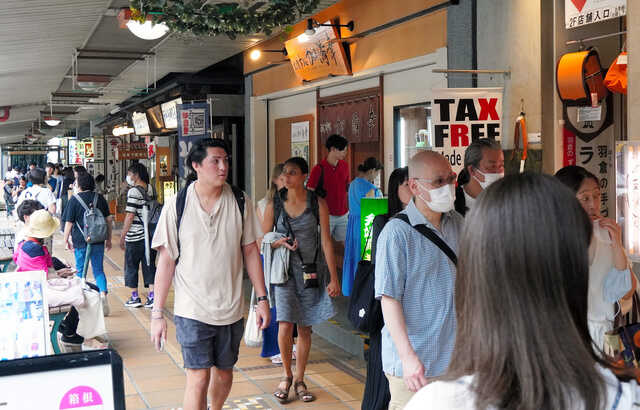 去年のインバウンド客数。東京1446万人、大阪1288万人、京都998万人、名古屋189万人