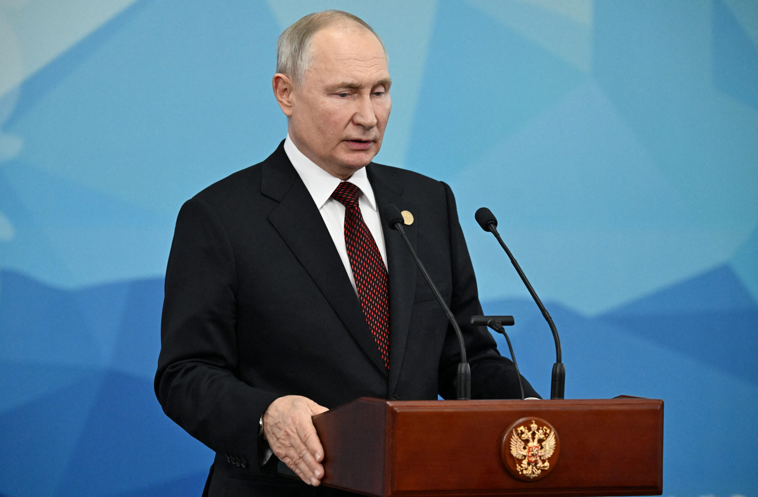【国際】プーチン大統領「紛争終わらせたい」　ロシア側の条件下なら戦闘終結