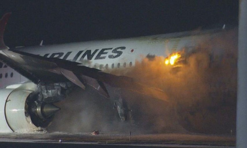 海保の機体で5人死亡 搭乗者の氏名を公表 　日航機と海保機が衝突、炎上