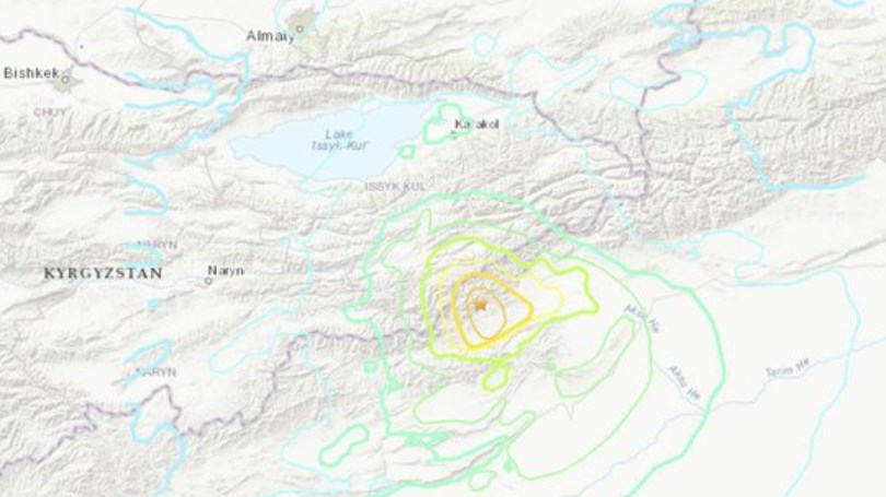 中国、新疆ウイグル自治区でＭ７．１の大地震発生