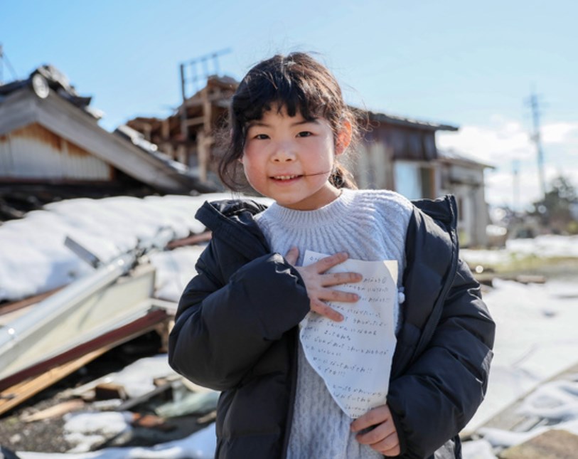 【能登地震】崩れた家から救出の6歳「自衛隊のお姉さん」からもらった手紙は宝物