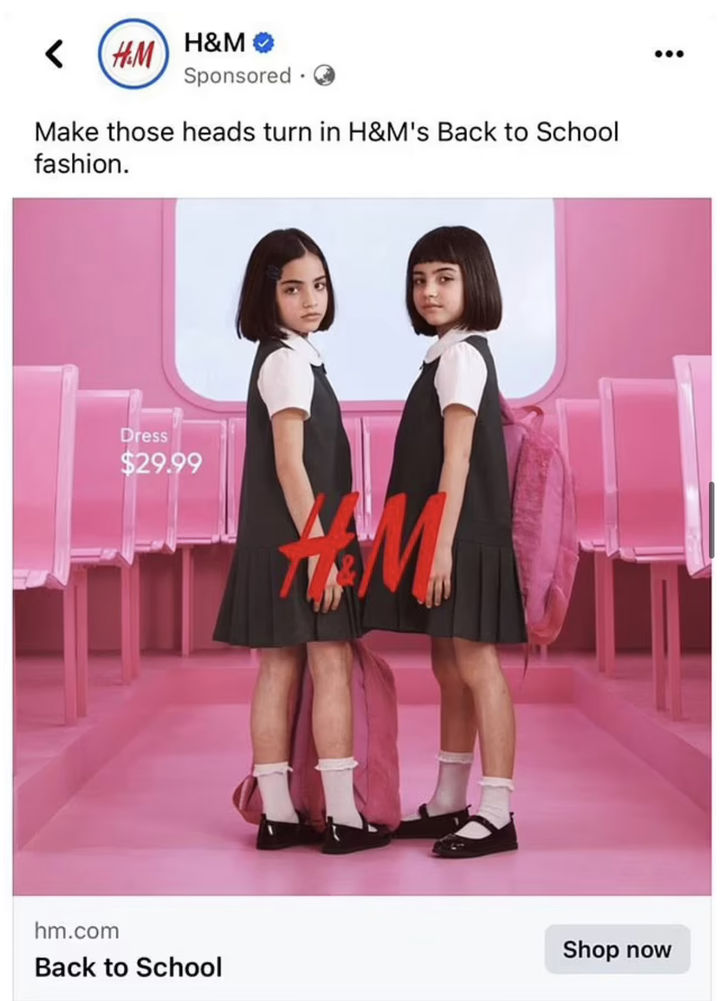 【海外】Ｈ＆Ｍが謝罪、オーストラリアでの制服の広告に批判