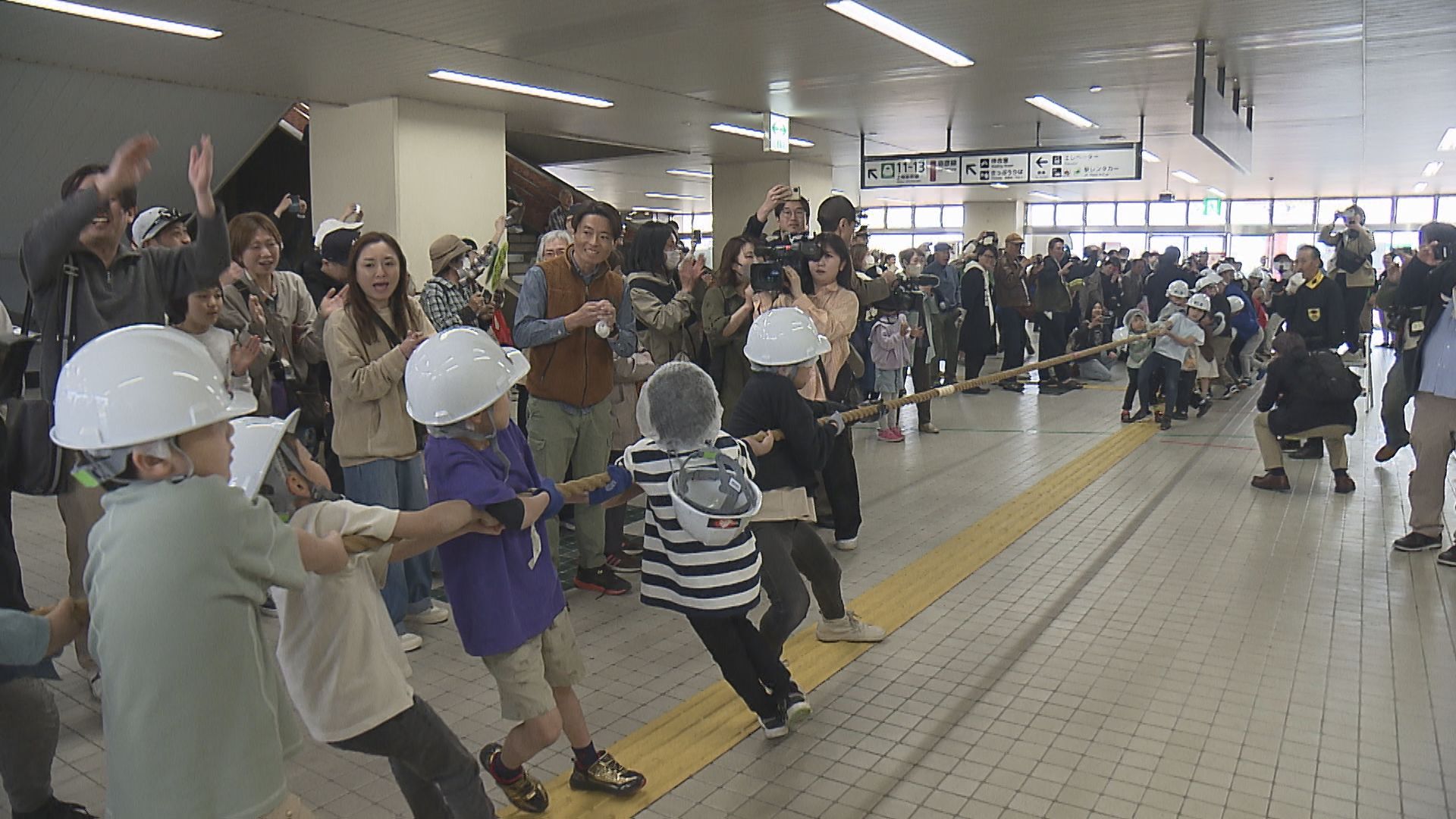 ライバル意識の三条市と燕市 プライドかけ市民が〝綱引き〟で勝負！