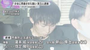 「グリ下」に通う少女を連れ出して売春させた罪で男を起訴