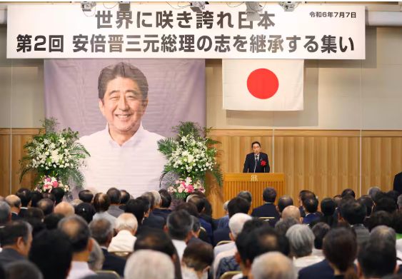 6月に安倍晋三氏しのぶ会　石破首相、出席要請に「検討」
