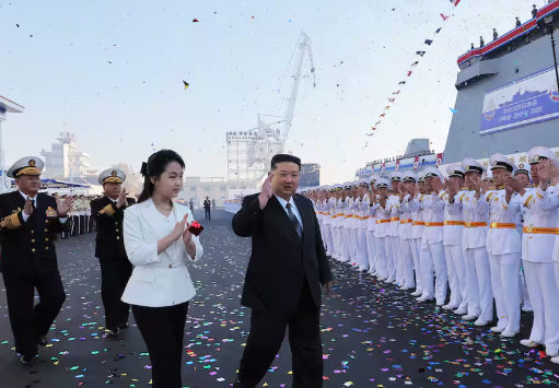【北朝鮮】キム総書記が新型駆逐艦の進水式でミサイル搭載を主張