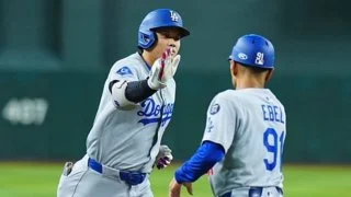 【MLB】ドジャースの大谷が自己最多タイ54号！100打点に到達　シュワバーに2本差
