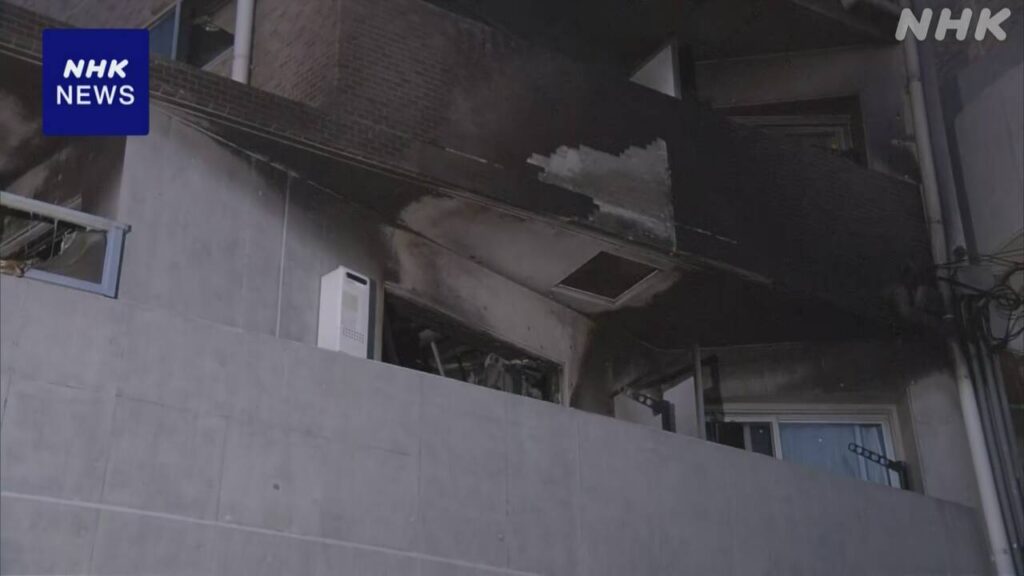 【東京】モバイルバッテリーから出火か 杉並区のマンション火災6人搬送