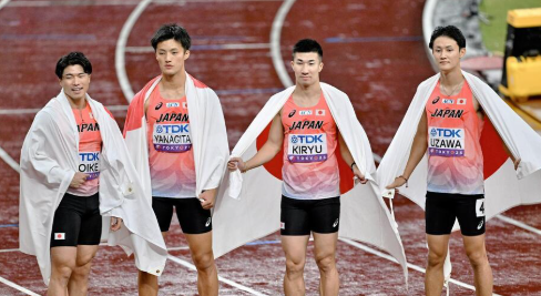 【悲報】世界陸上男子4×100ⅿリレー決勝　日本リレー侍　討ち死に