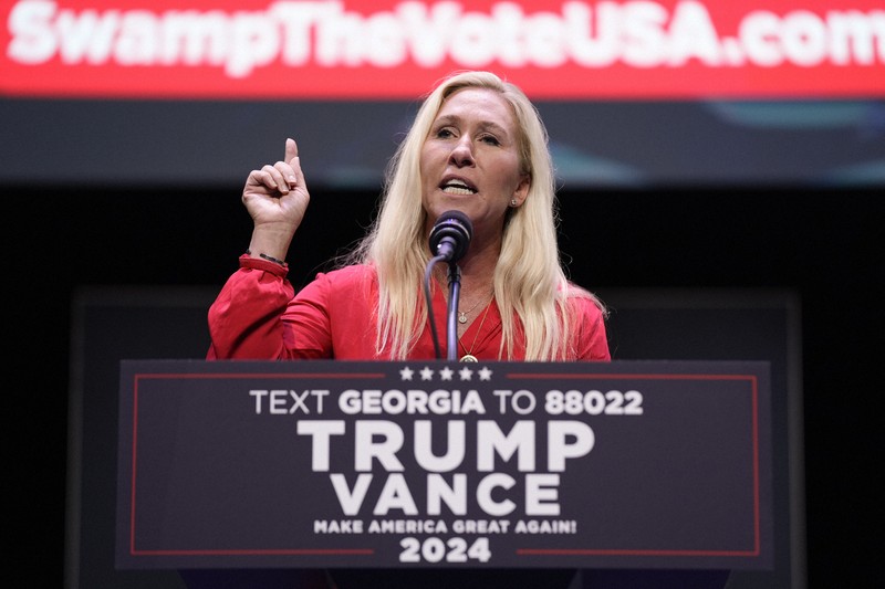 トランプ氏と対立するＭＡＧＡ派代表格、共和党のグリーン下院議員が来年１月辞職へ