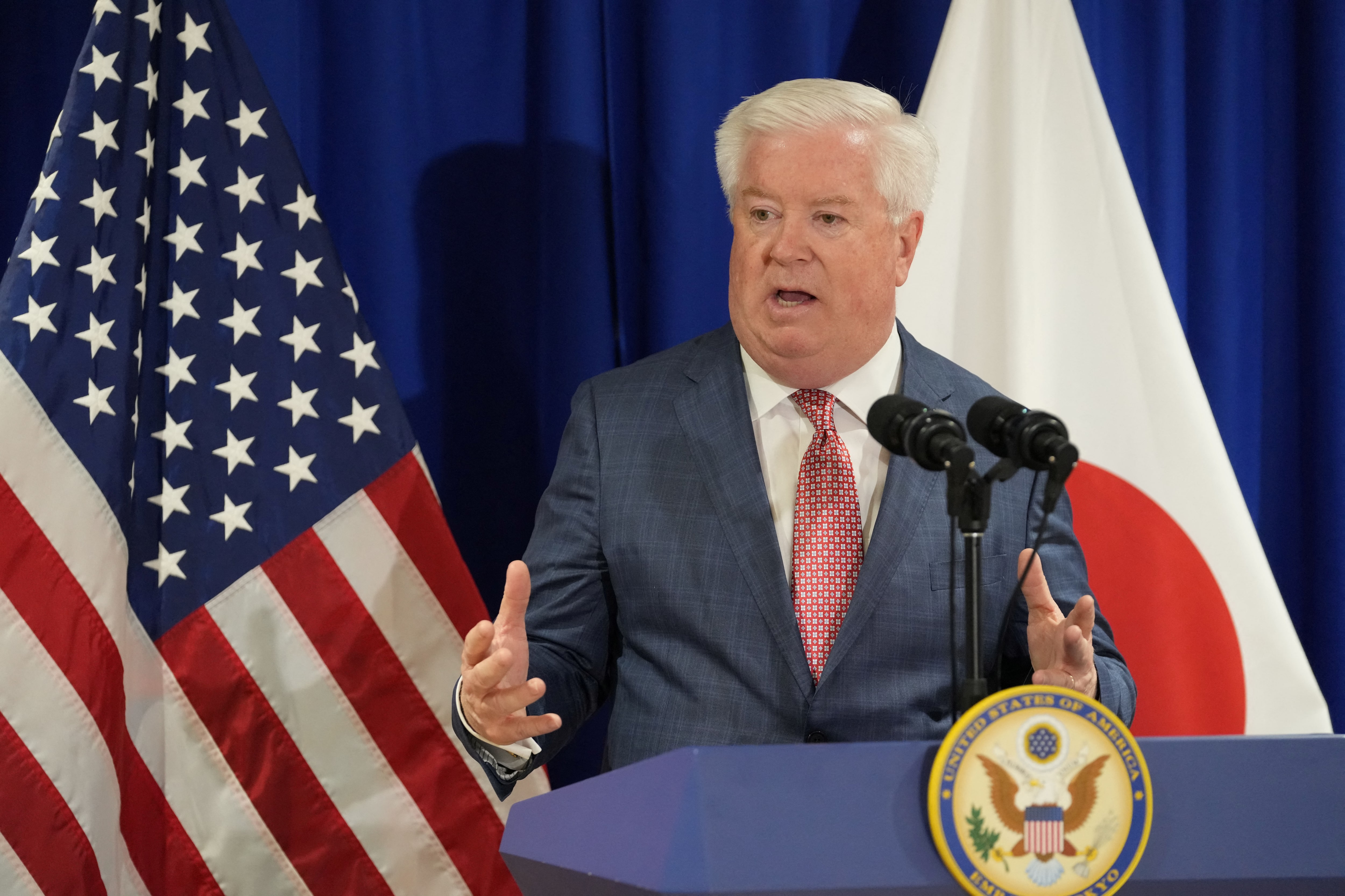 「同盟国である日本を支えていく」とグラス駐日米大使、中国の日本産水産物輸入問題で