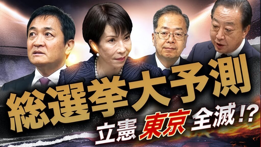 【元朝日新聞政治部デスク 鮫島浩・総選挙大予測】立憲、東京で「全滅」危機！ 陰の主役は国民民主党  “立憲つぶし”へ刺客を一斉投入
